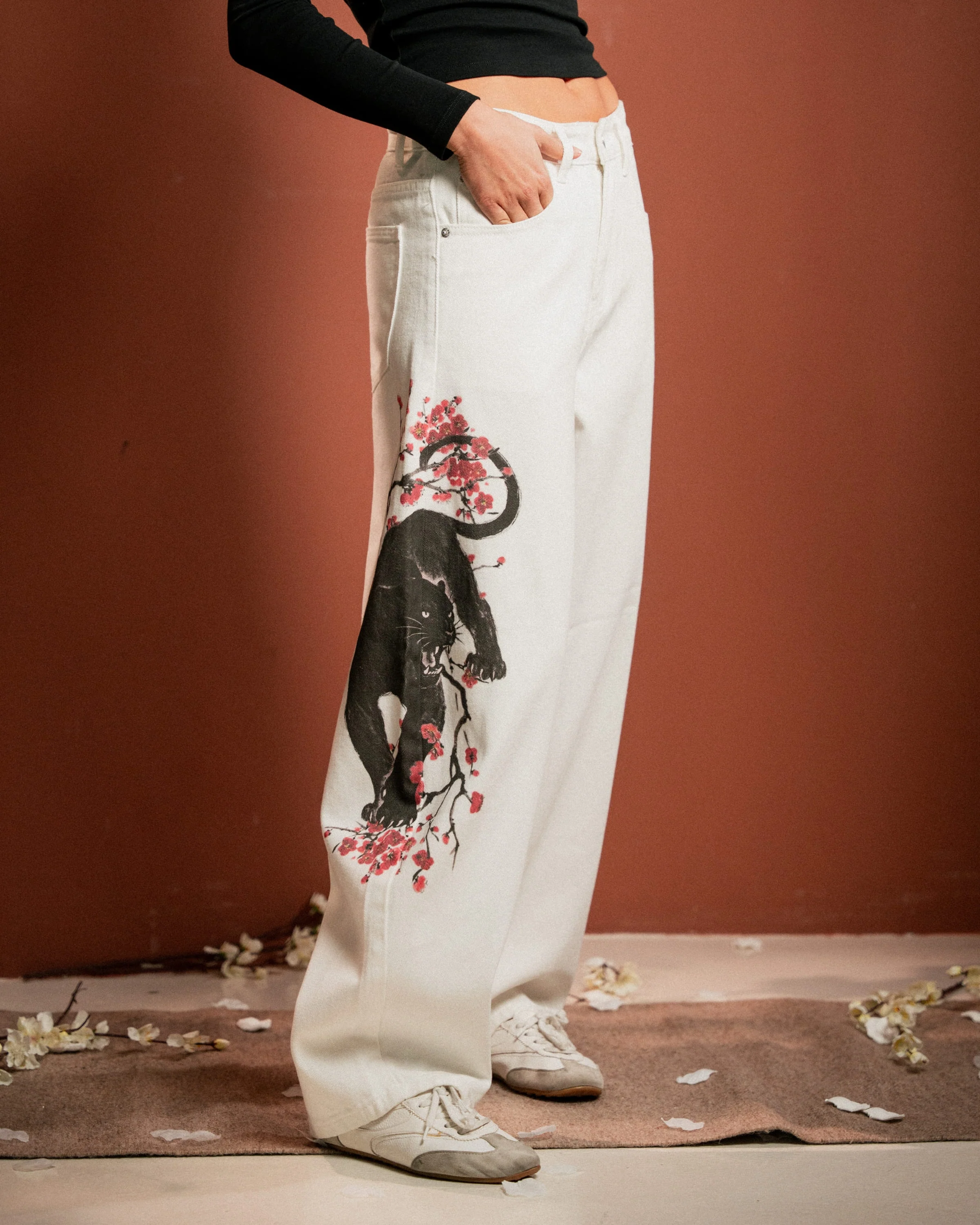 Black Panther Barrel Jeans - Image 3