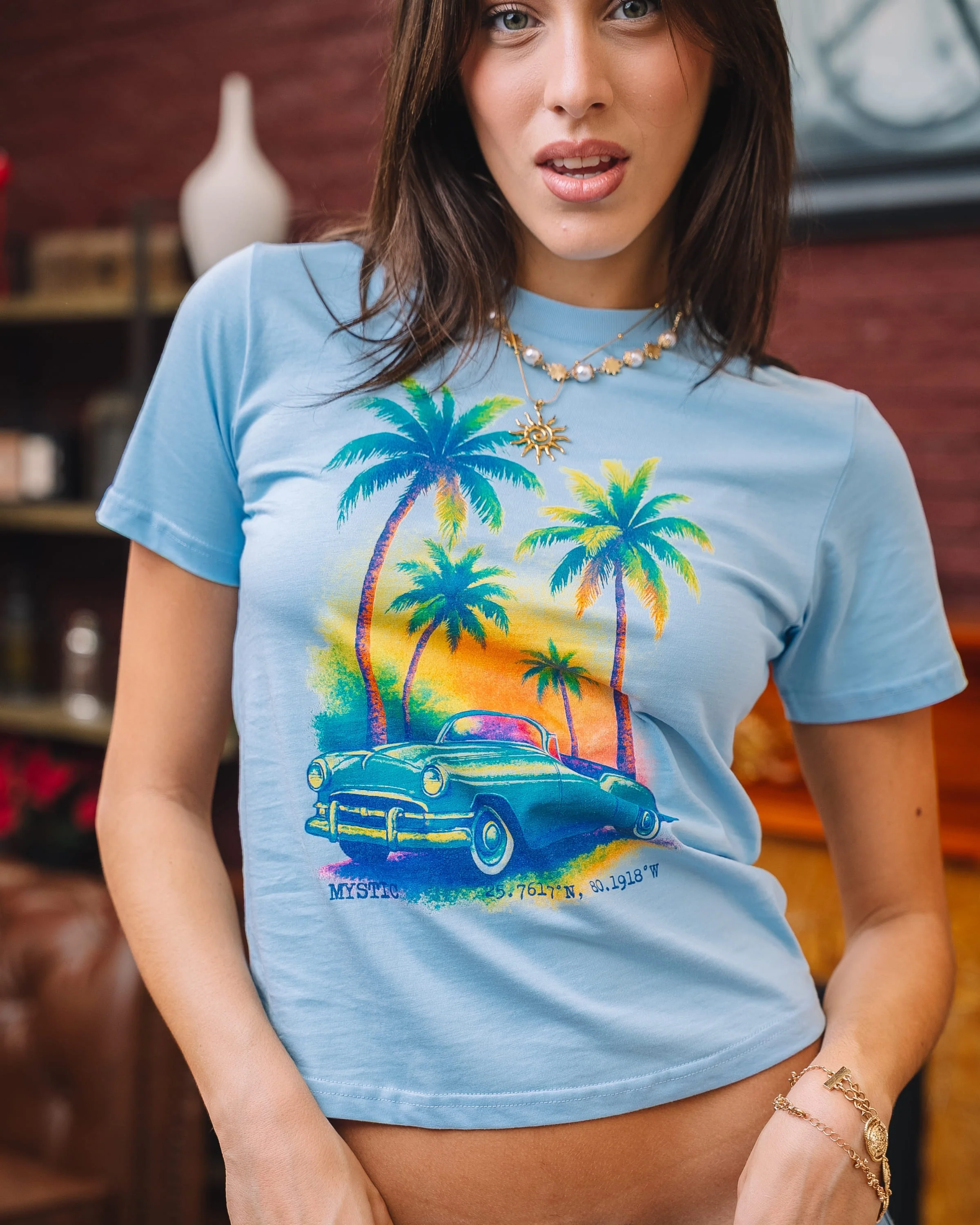 Cruisin' In Miami - Baby Tee - Image 6