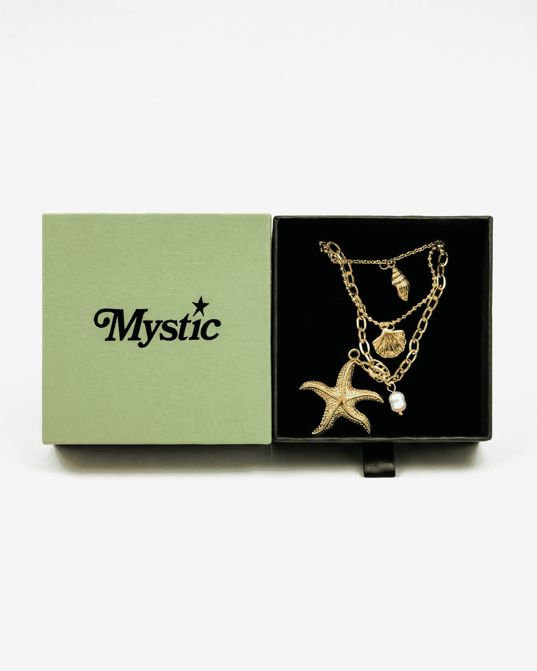 Gold Starfish Necklace - Image 8