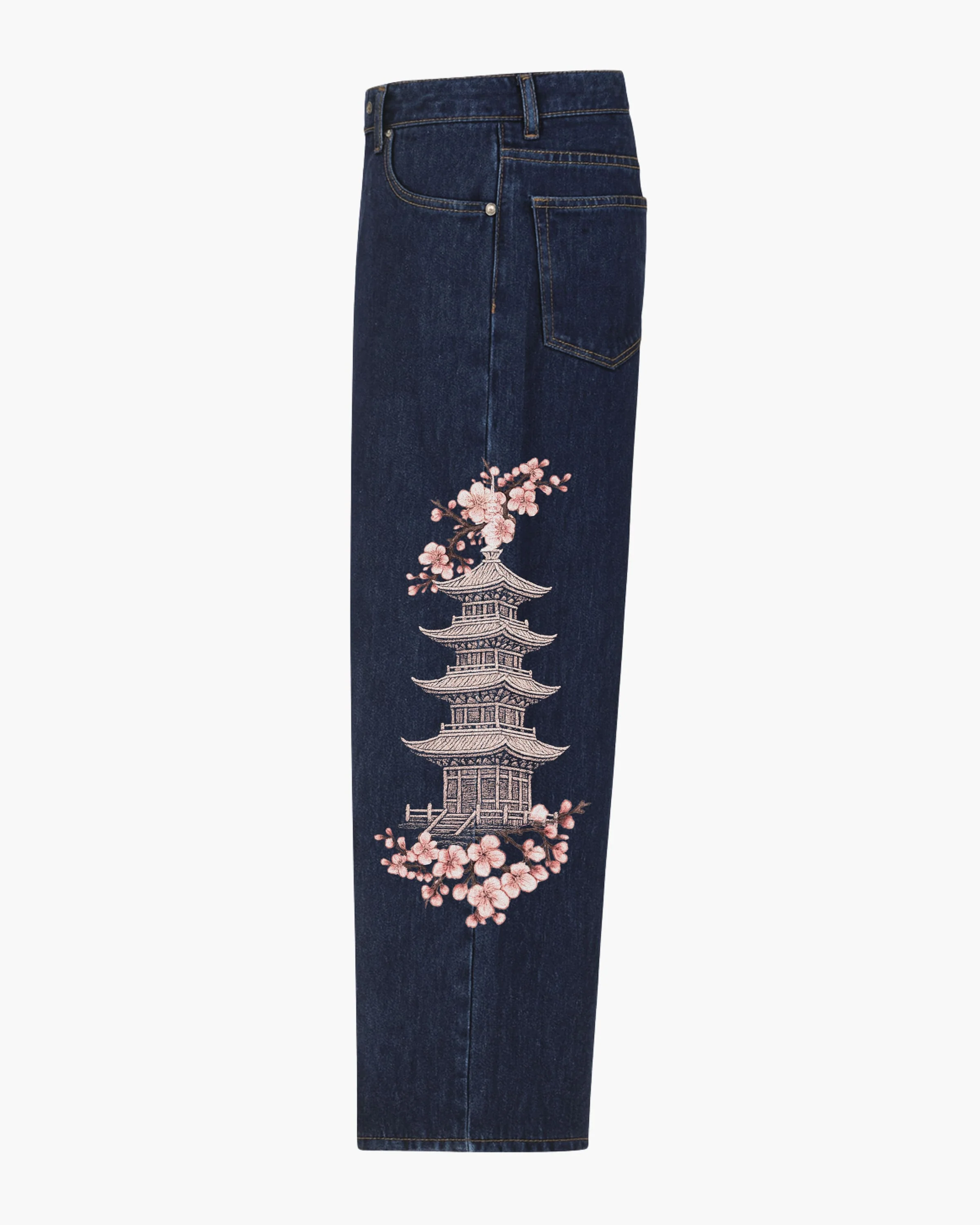 Ivory Dragon Barrel Jeans - Image 2