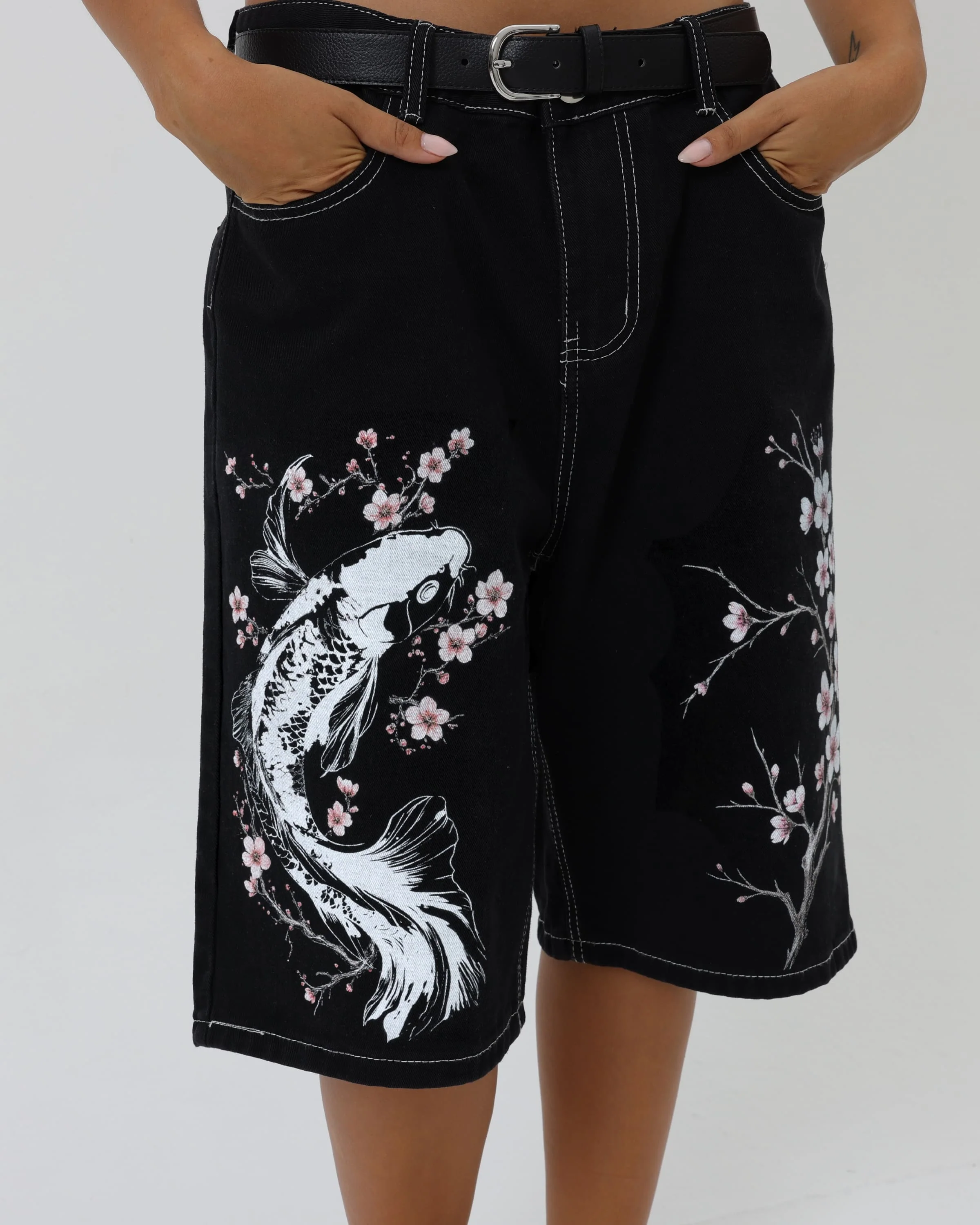 KoiBloom Long Shorts - Image 3