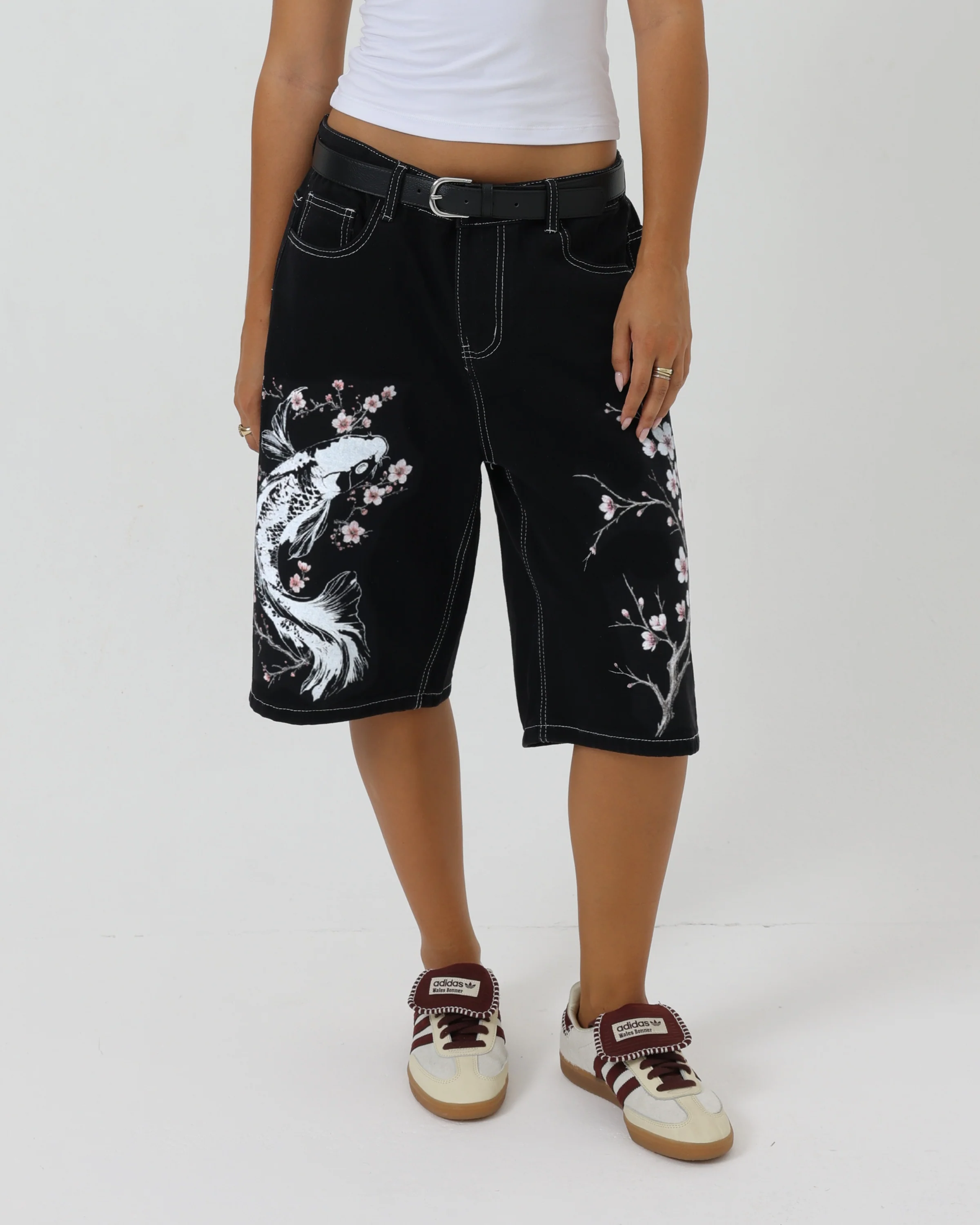 KoiBloom Long Shorts - Image 4