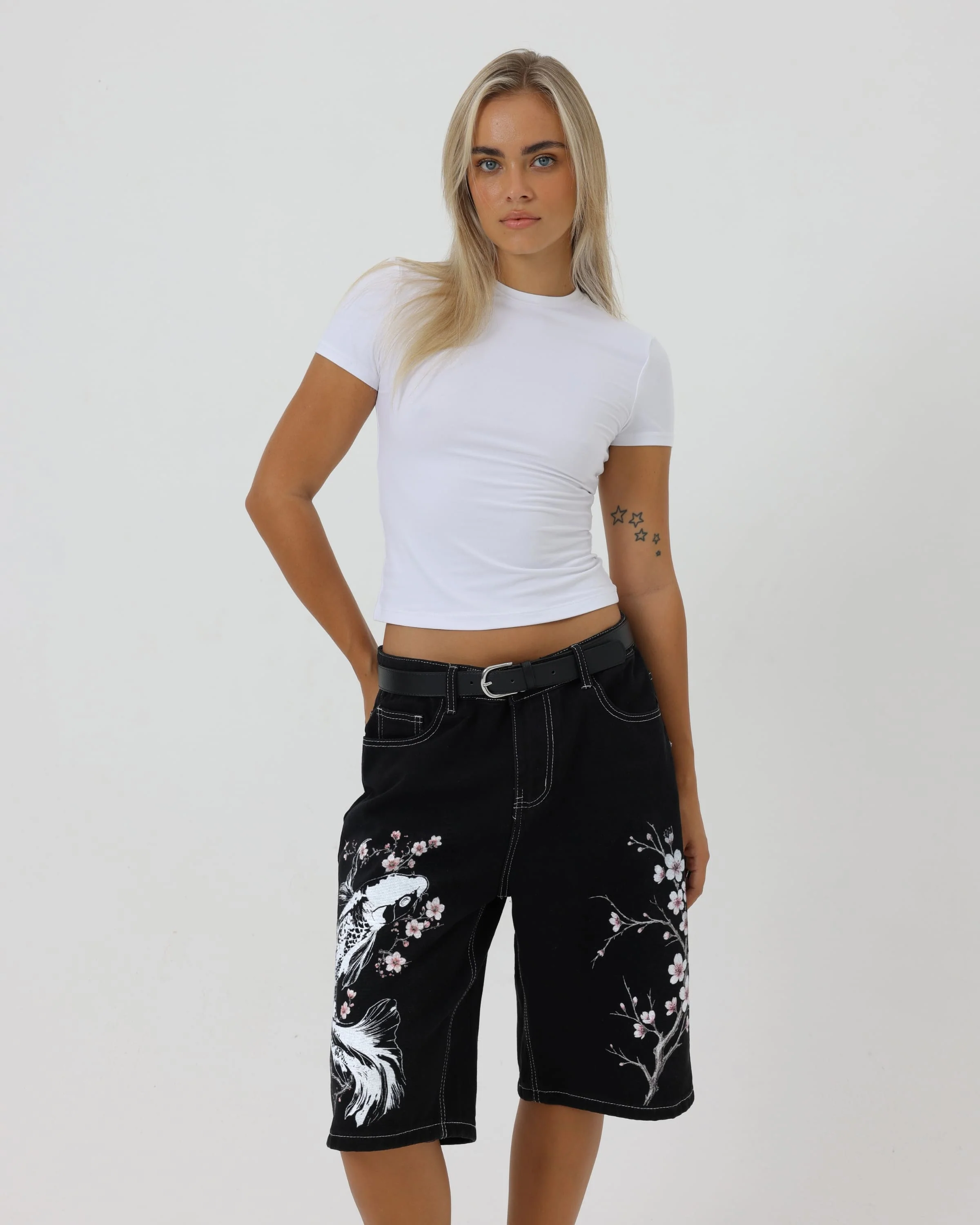 KoiBloom Long Shorts - Image 8