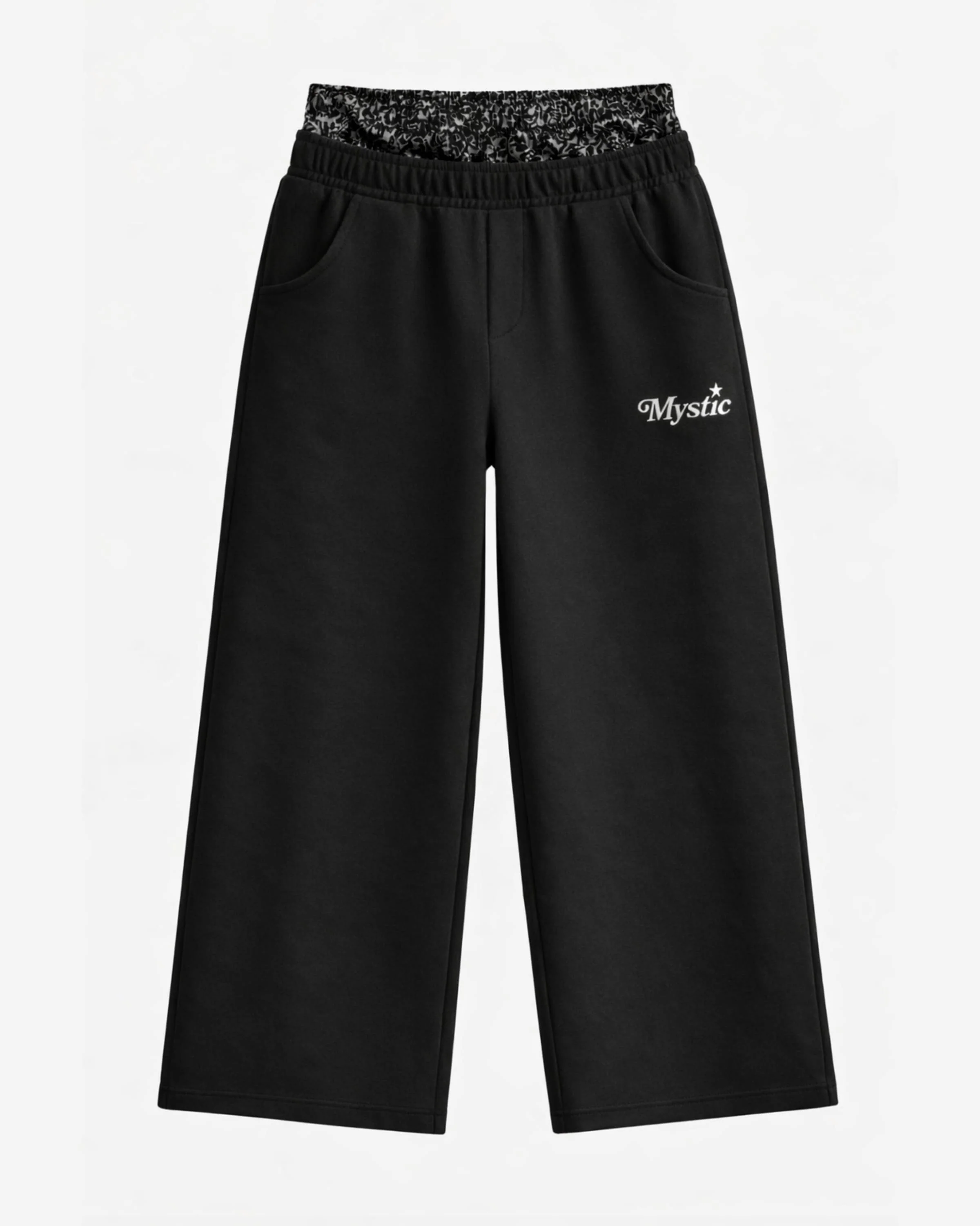 Lace Double Waist Sweatpants