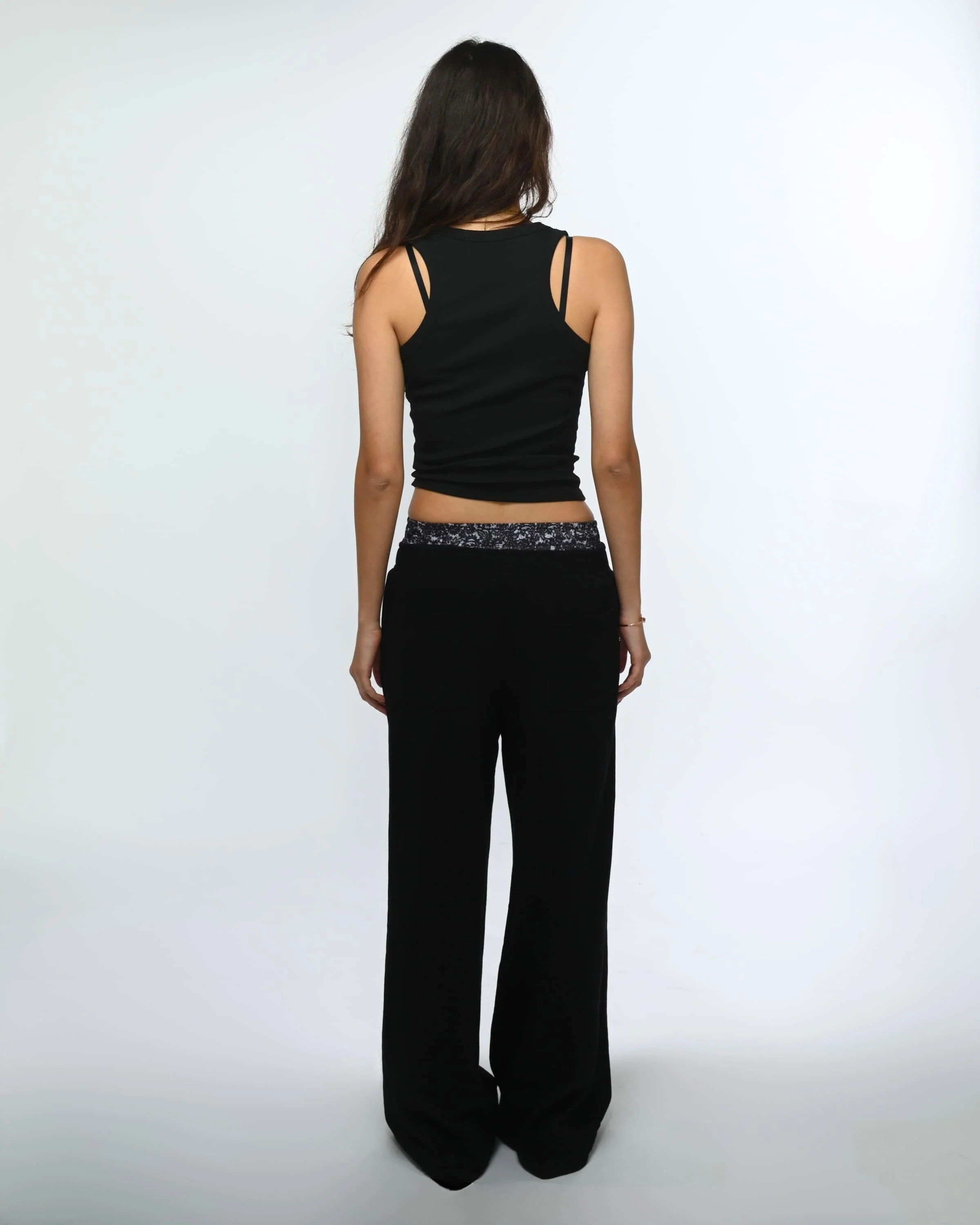 Lace Double Waist Sweatpants - Image 6