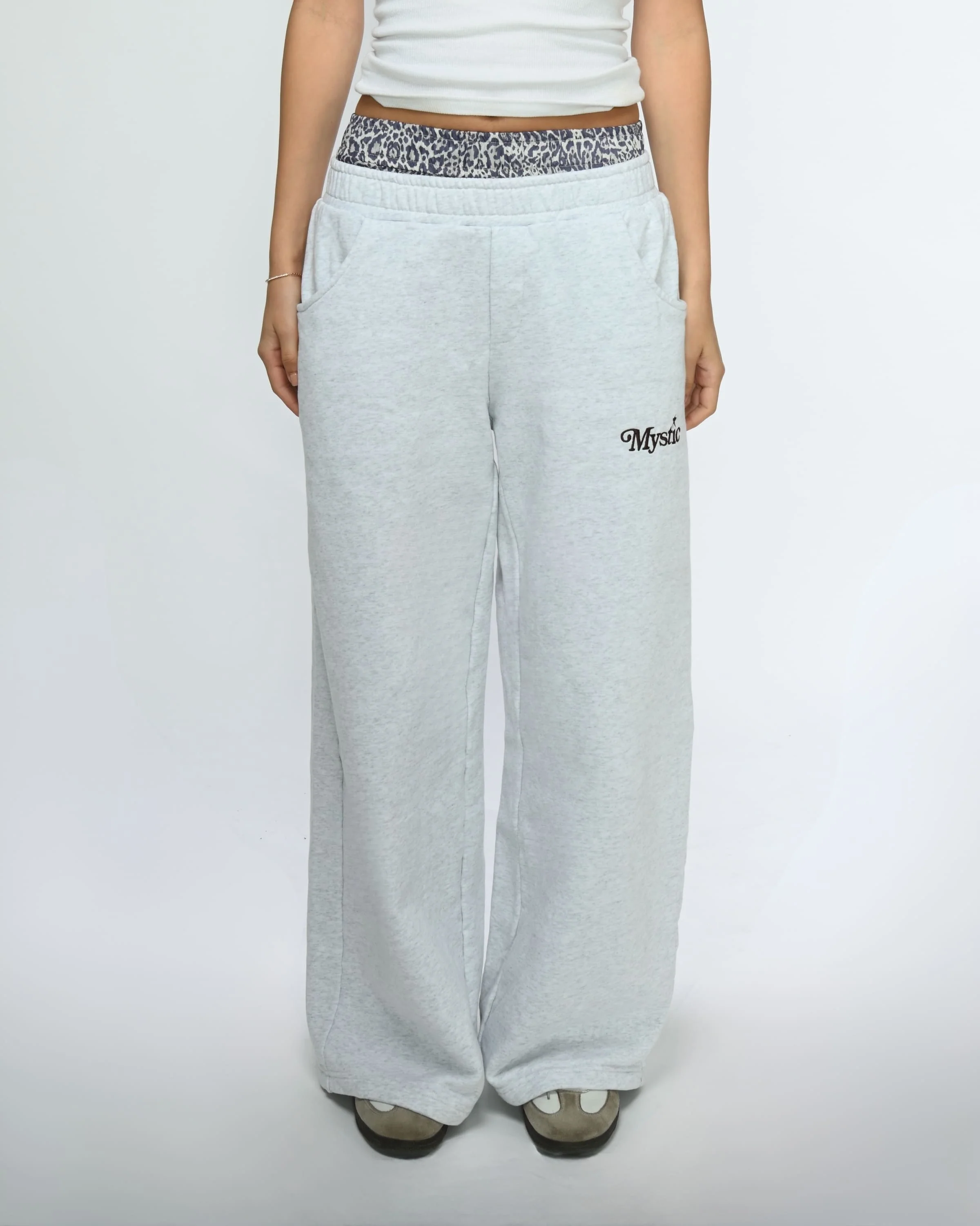 Leopard Double Waist Sweatpants - Image 2