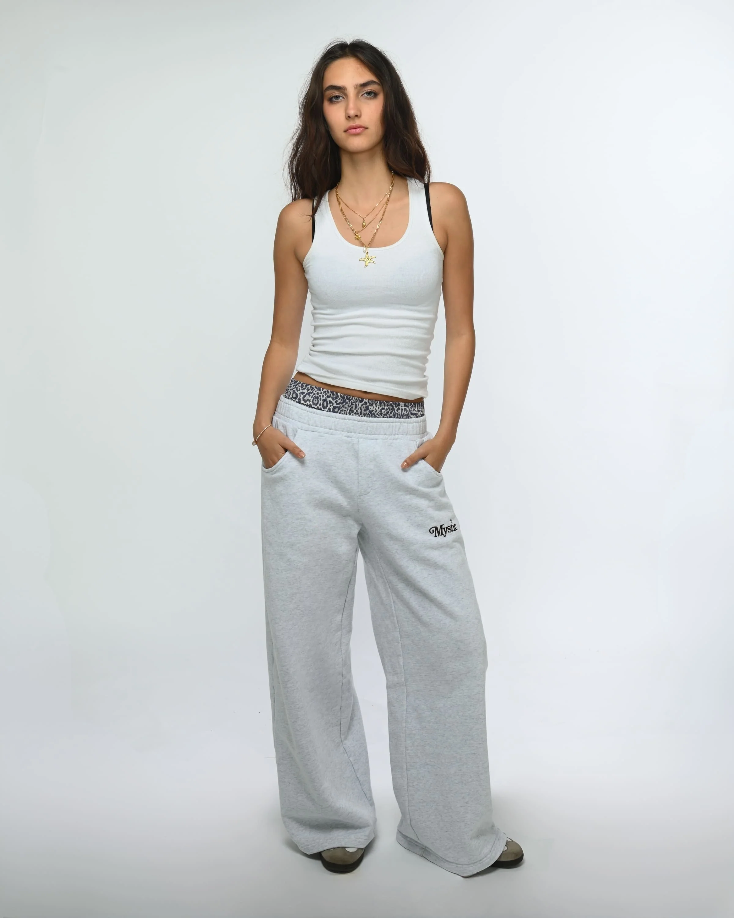 Leopard Double Waist Sweatpants - Image 3