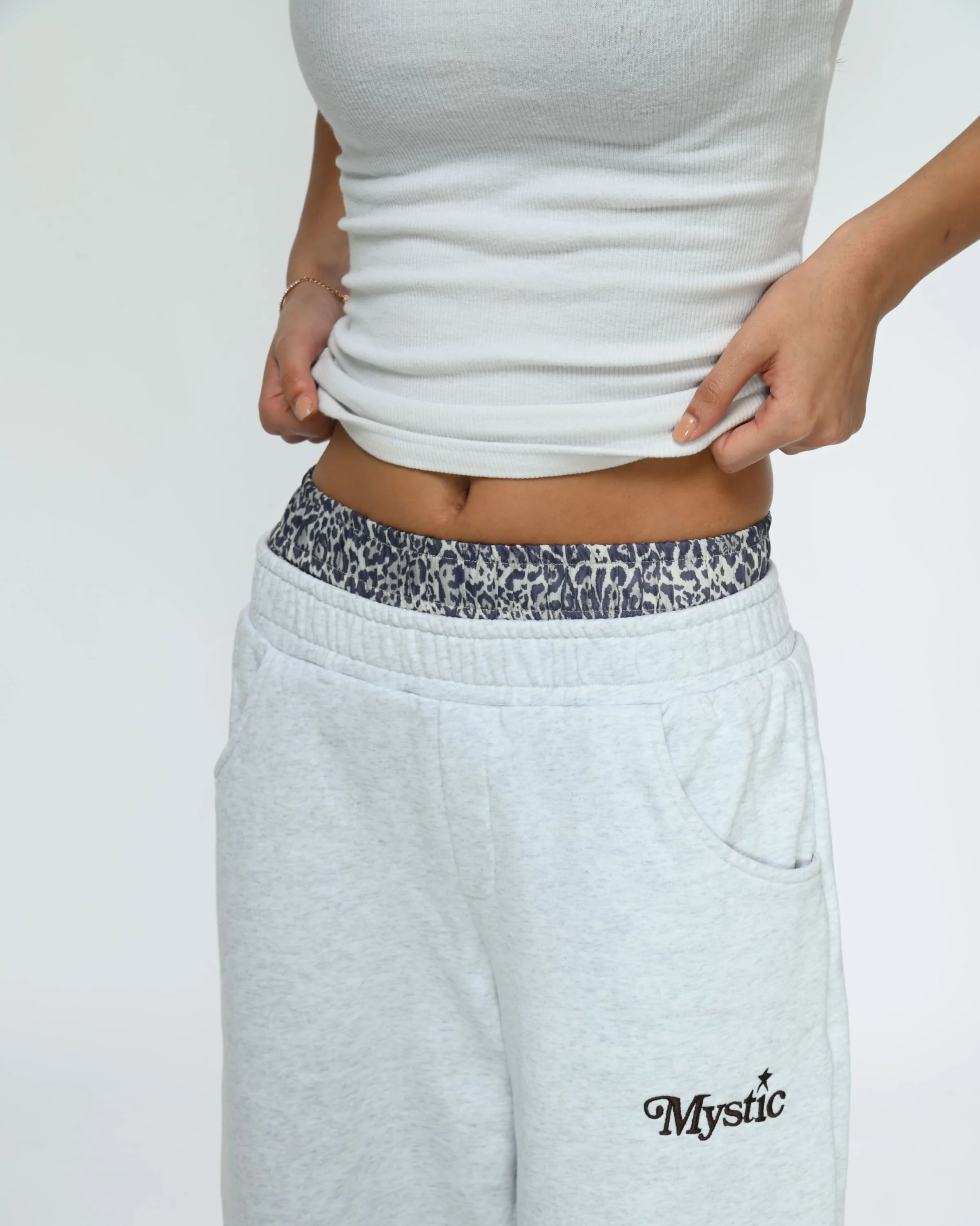 Leopard Double Waist Sweatpants - Image 5