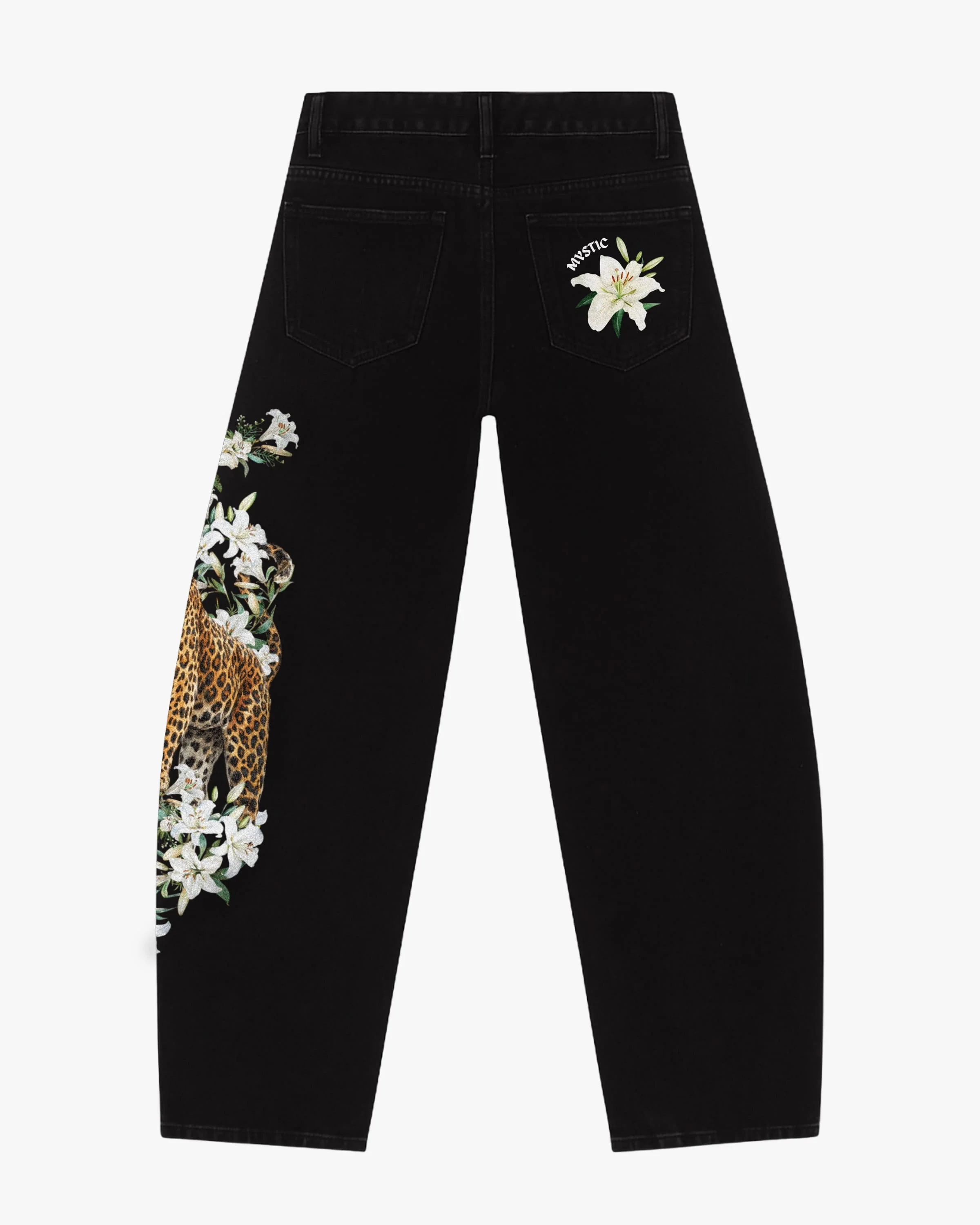 Lunar Leopard Barrel Jeans - Image 4