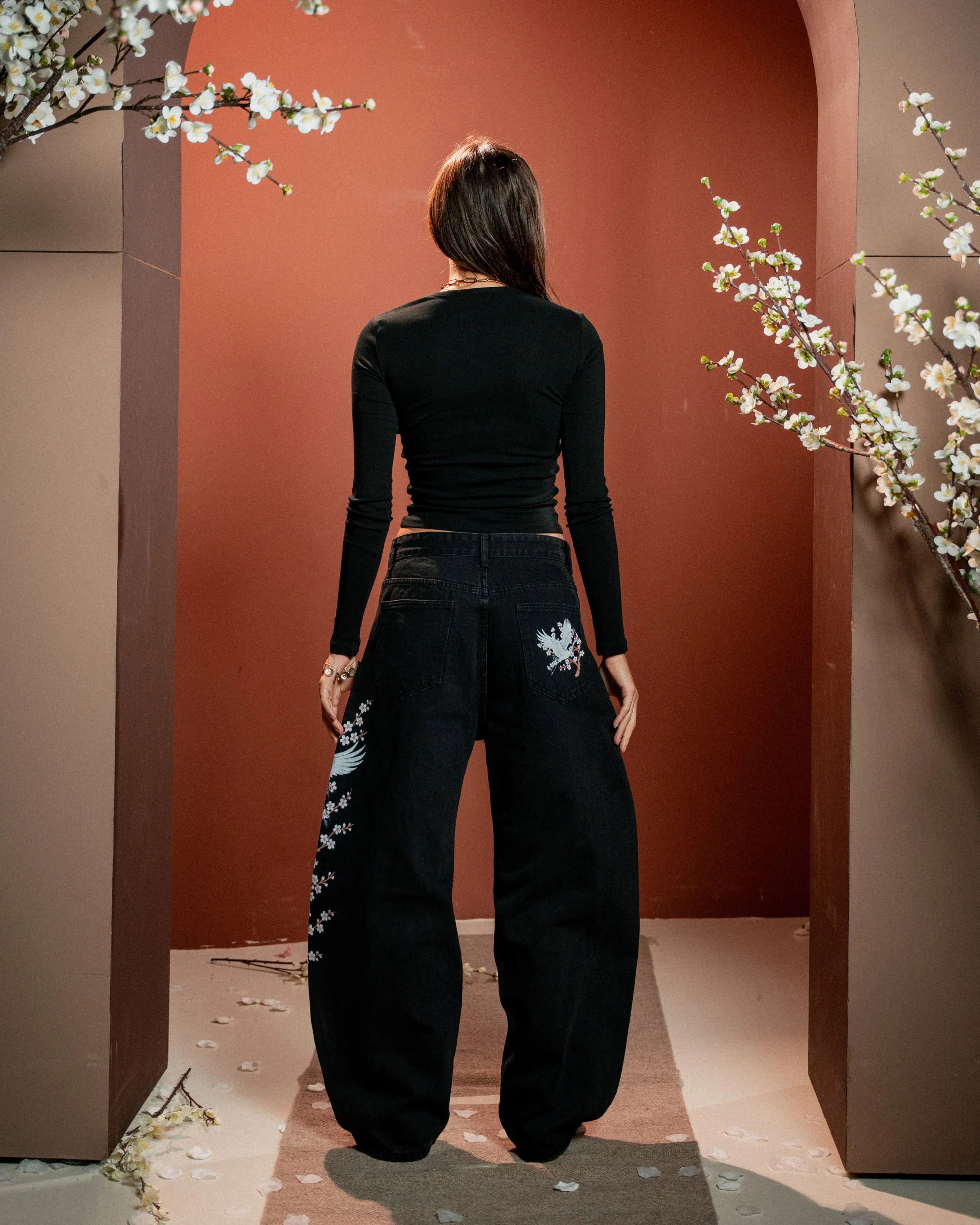 Moonrise Sakura Barrel Jeans - Image 6
