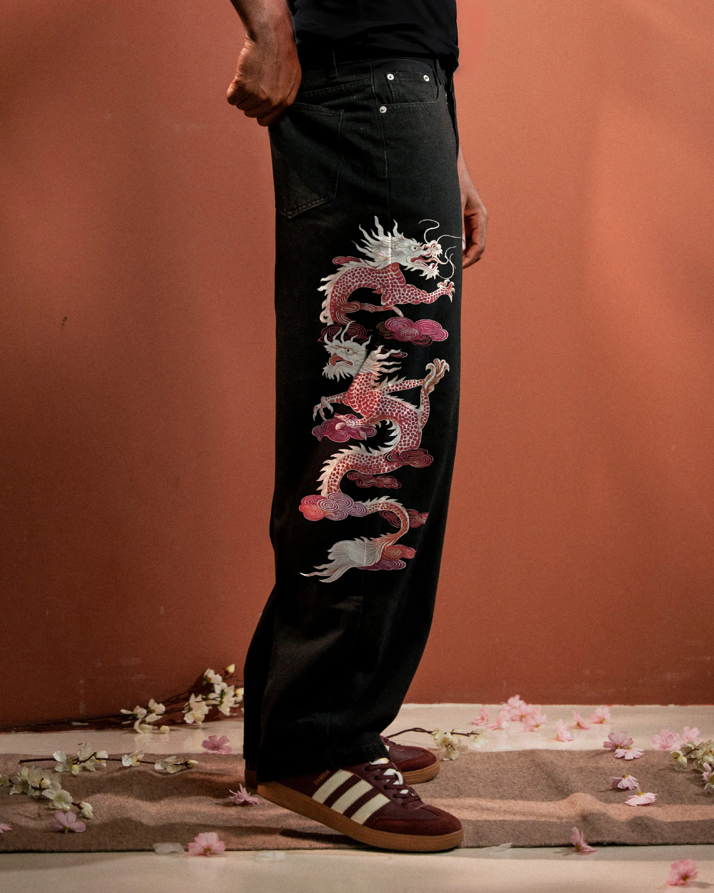 Mystic Dragon Barrel Jeans - Image 3