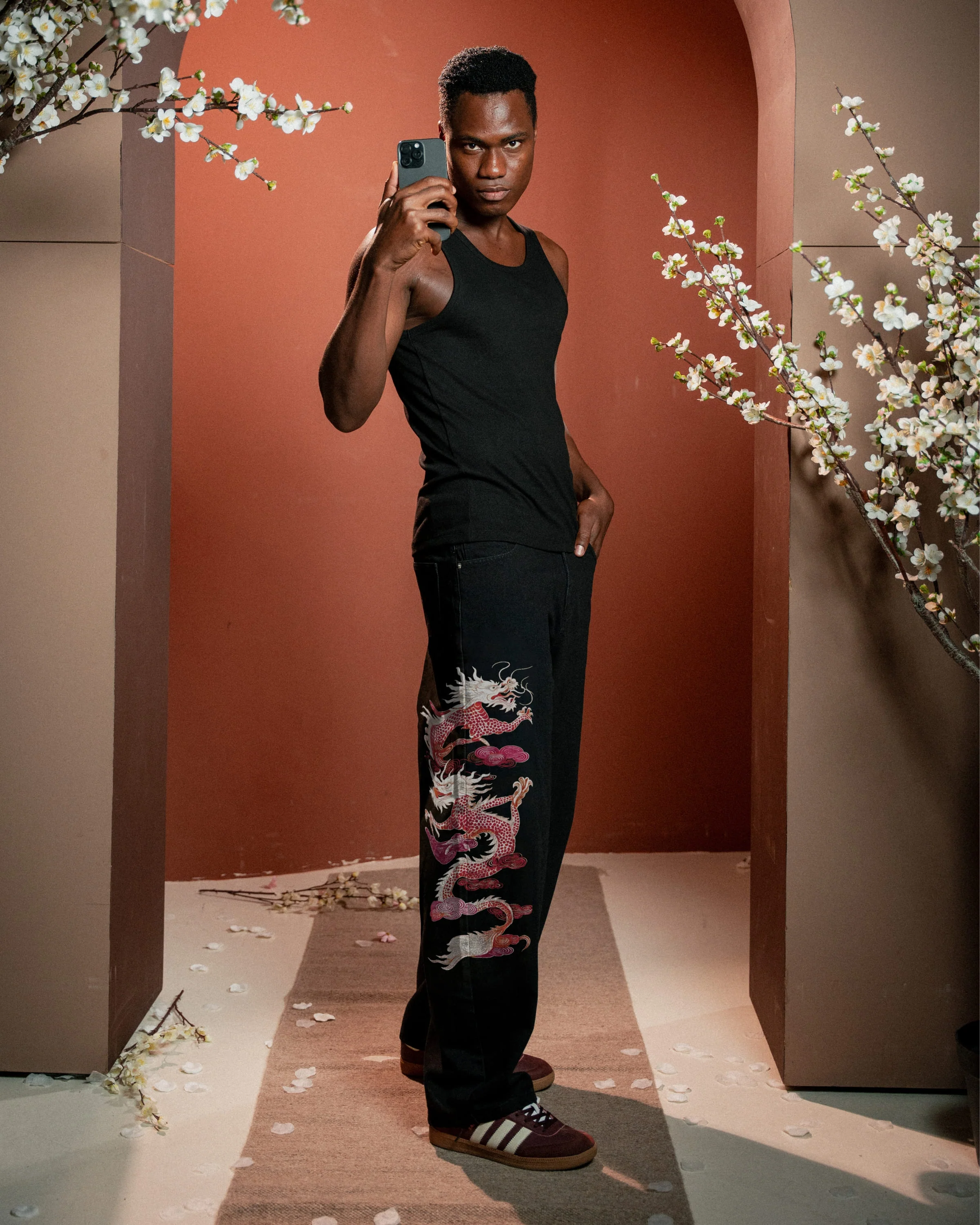 Mystic Dragon Barrel Jeans - Image 8