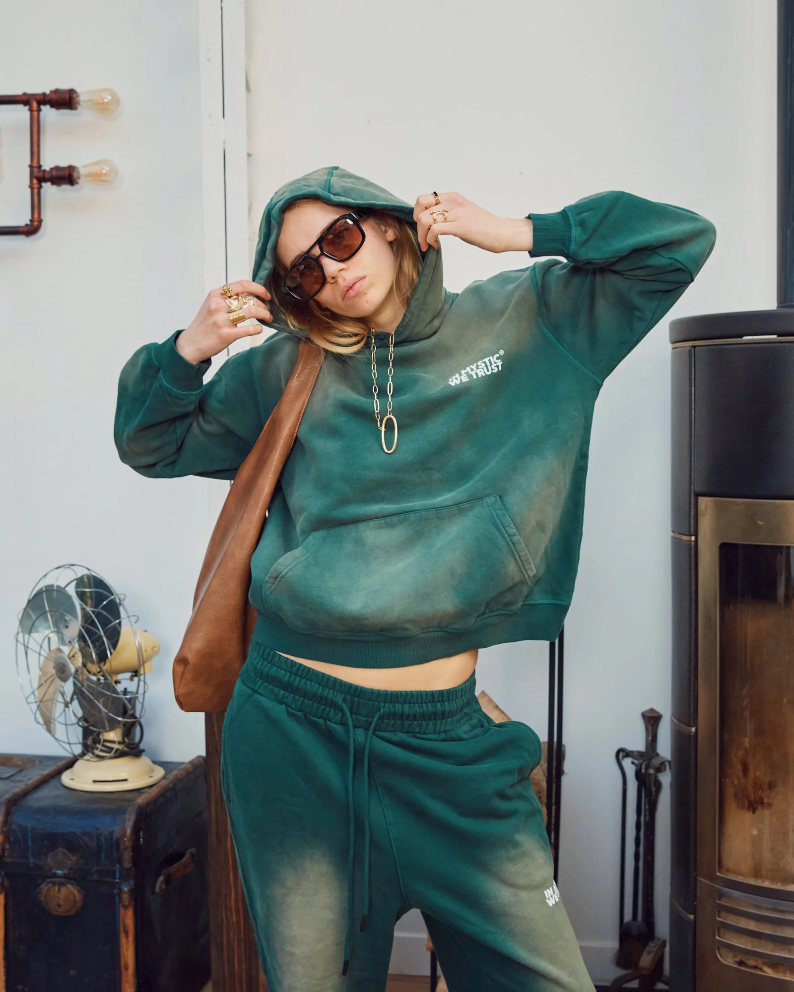 Mystic Green Hoodie - Image 4