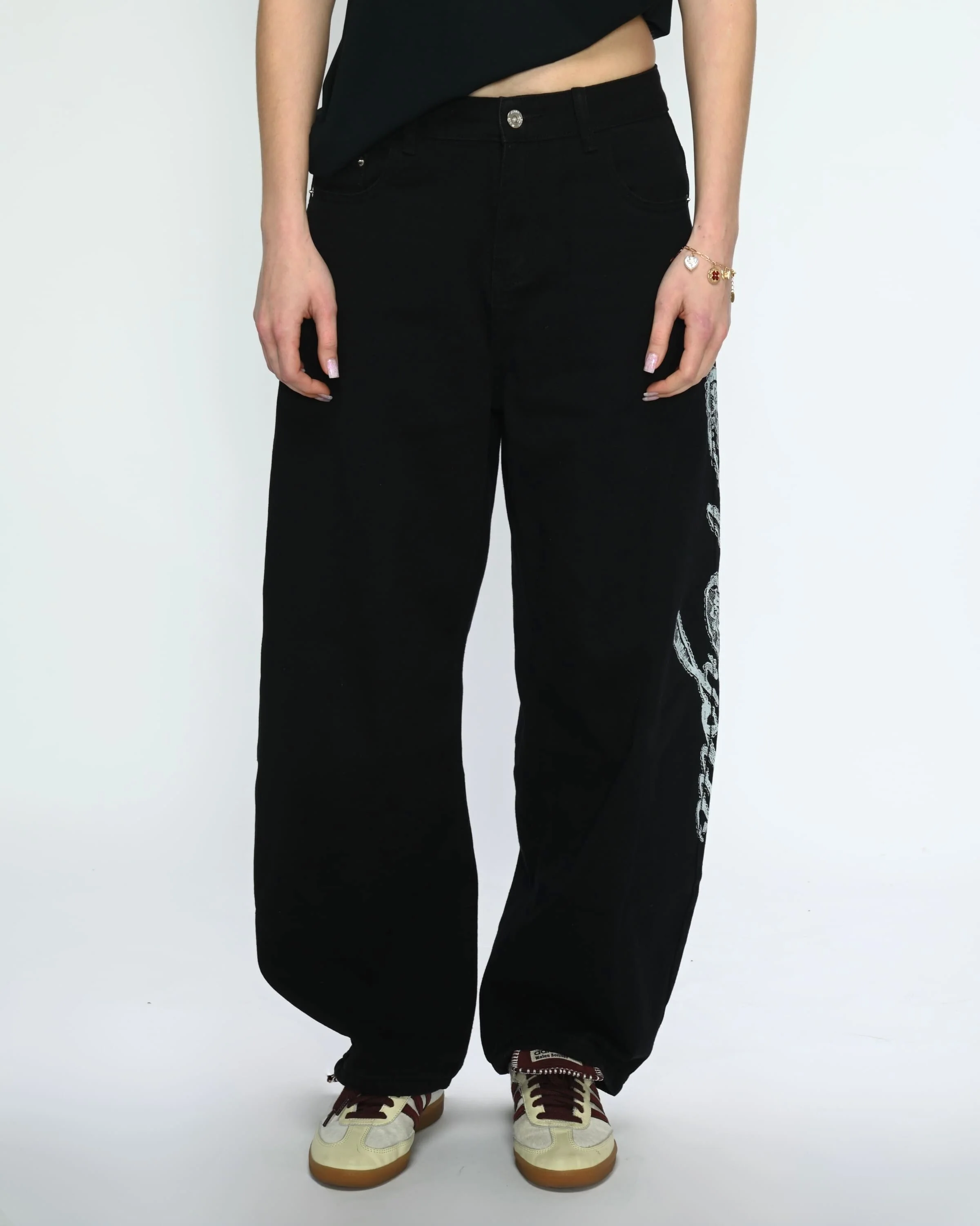 Mystic Lace Barrel Jeans - Image 2