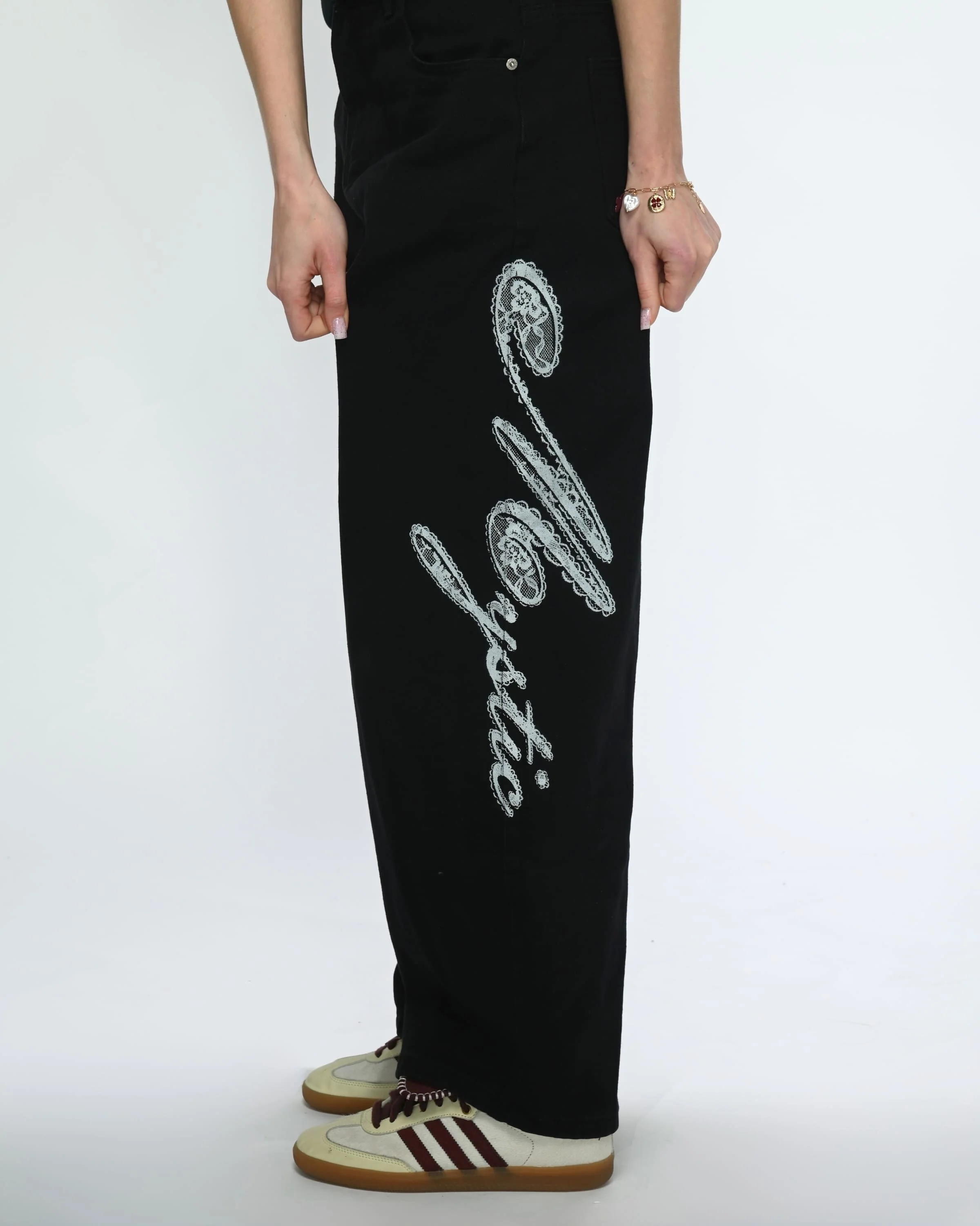 Mystic Lace Barrel Jeans - Image 3