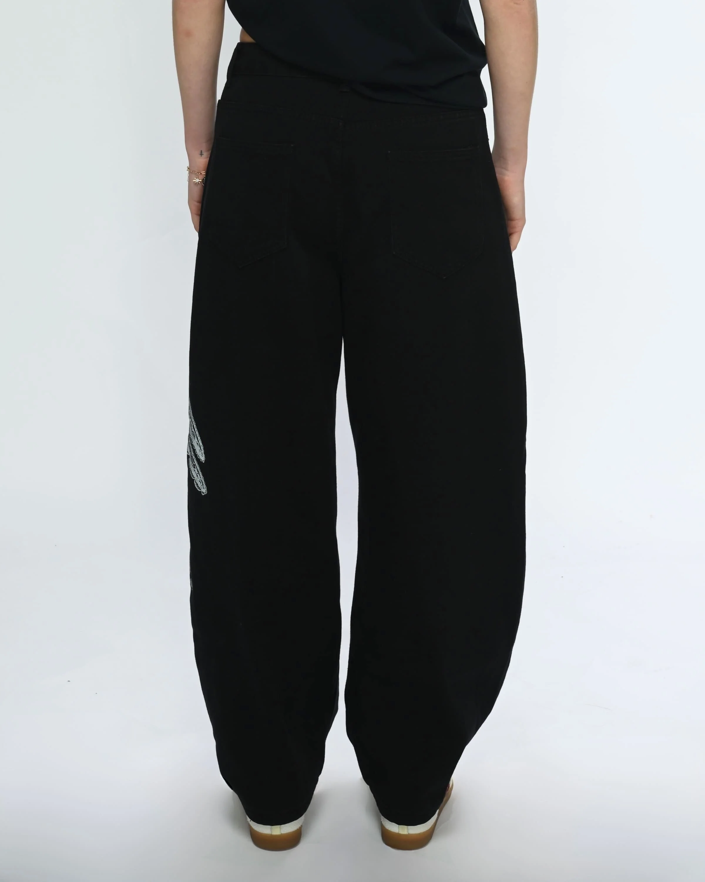 Mystic Lace Barrel Jeans - Image 5