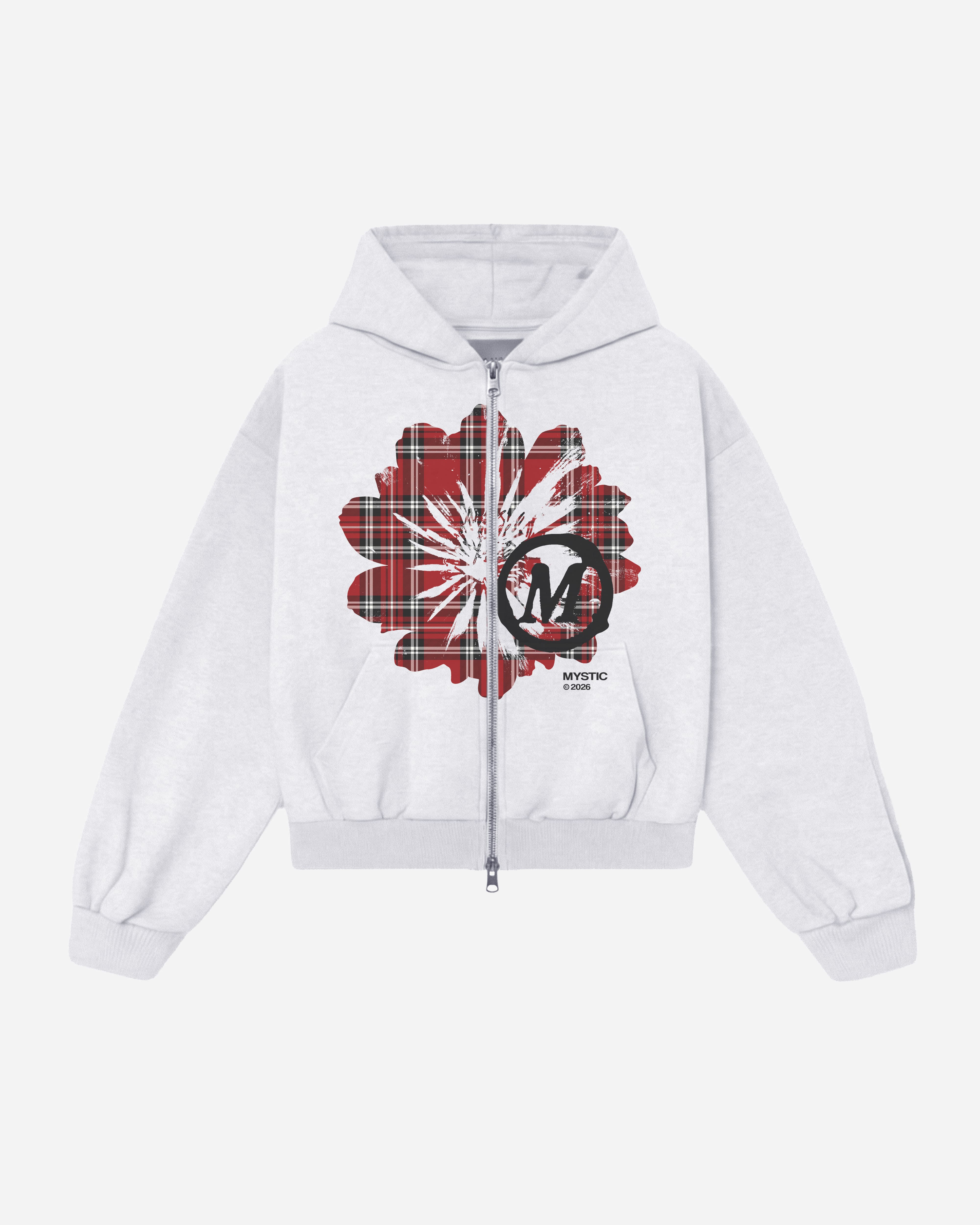Plaid Floral Zipper - Image 2