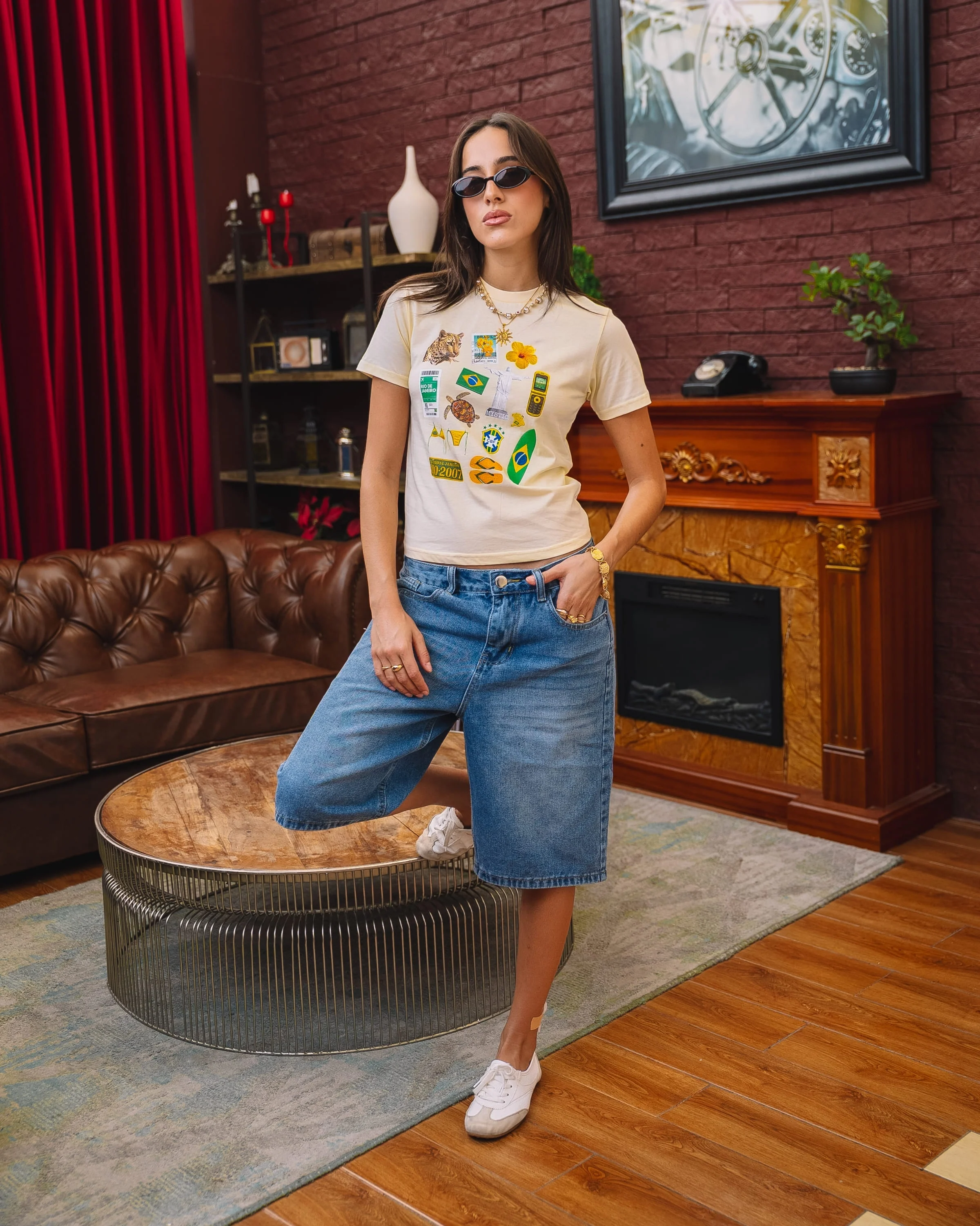 Samba Souvenir - Baby Tee - Image 3