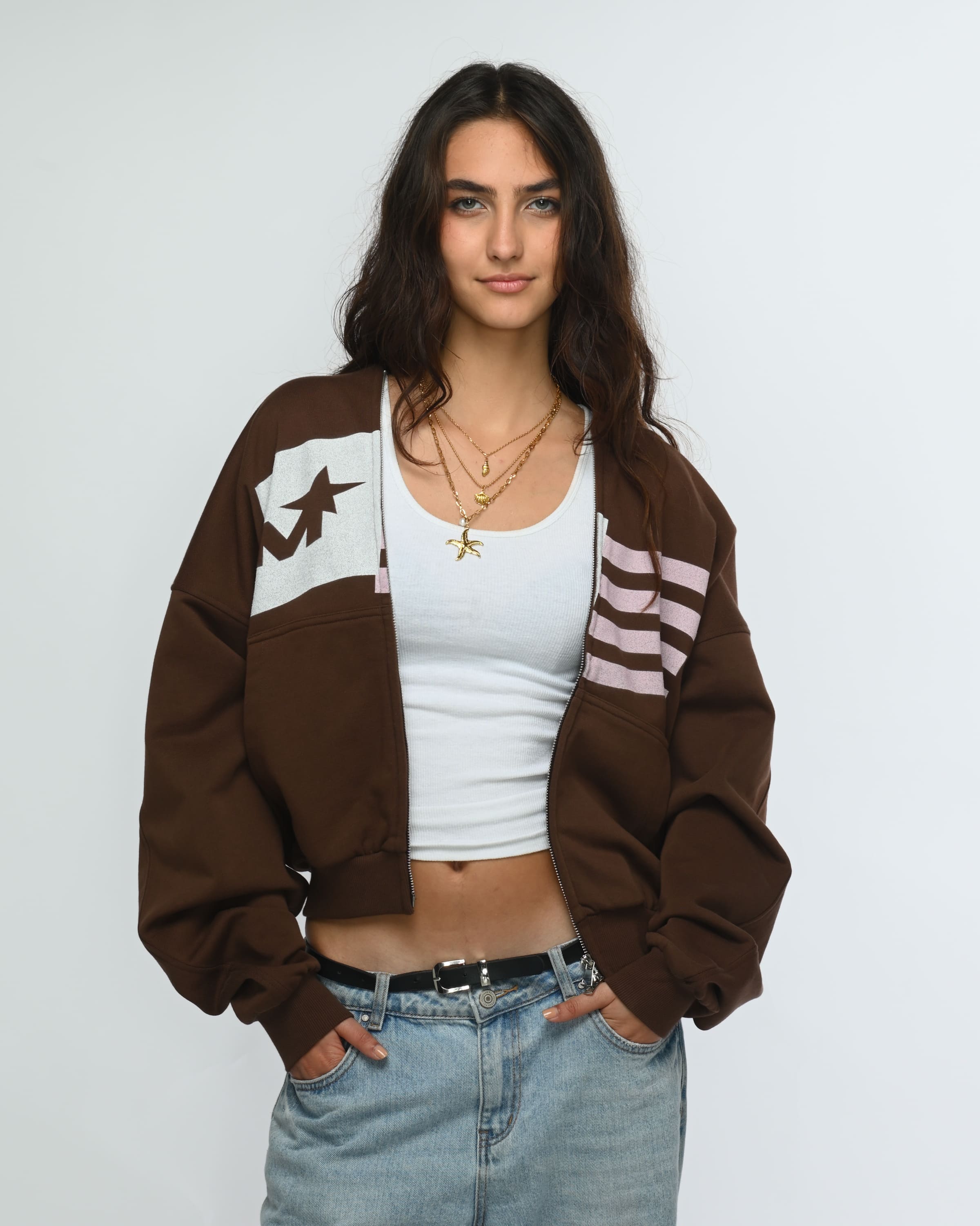 Signature Flag Zipper