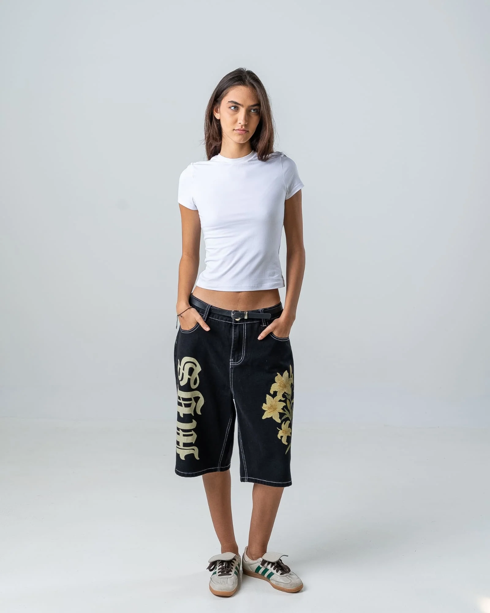 Wild Petals Long Shorts - Image 11