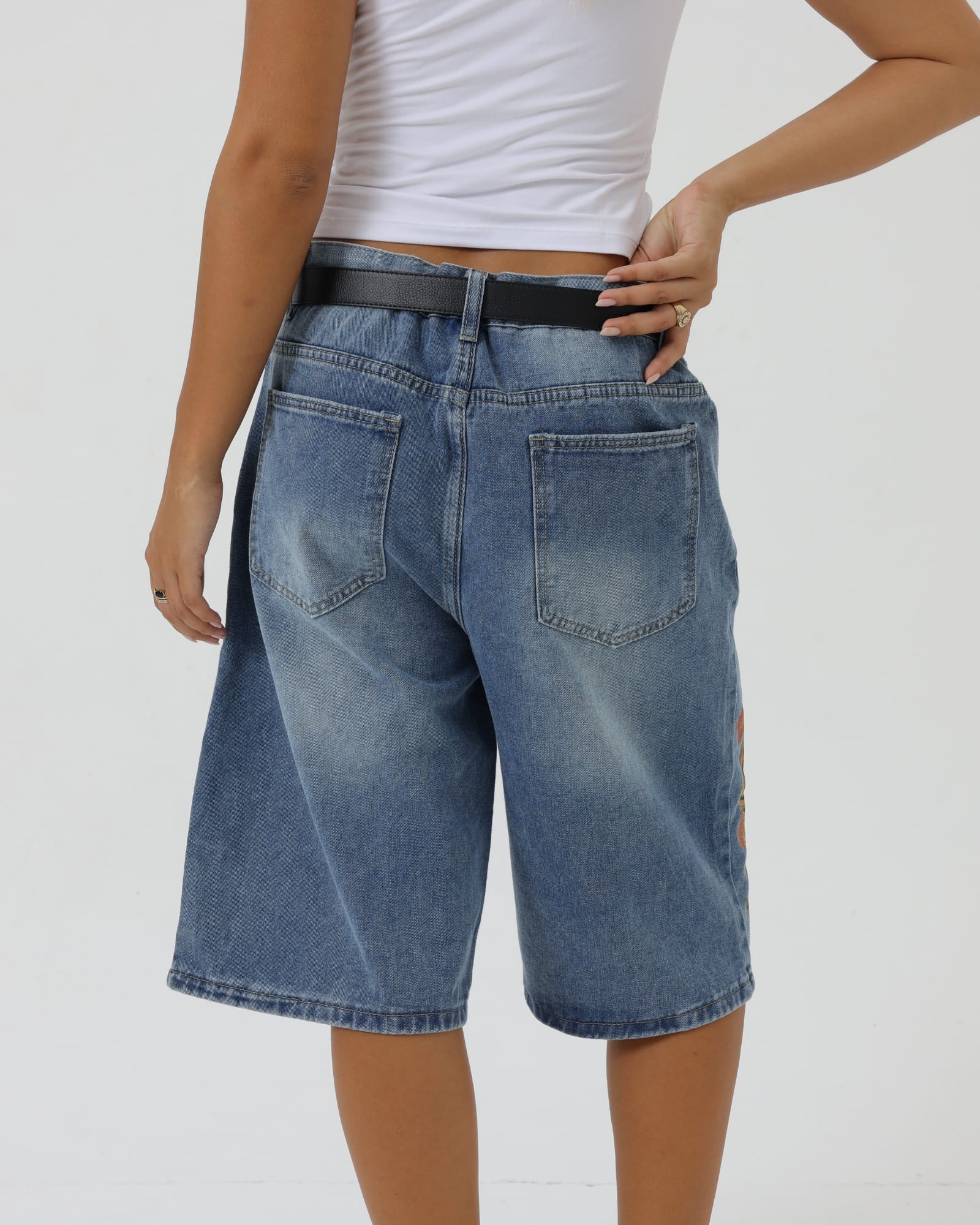Wild Petals Long Shorts - Image 6