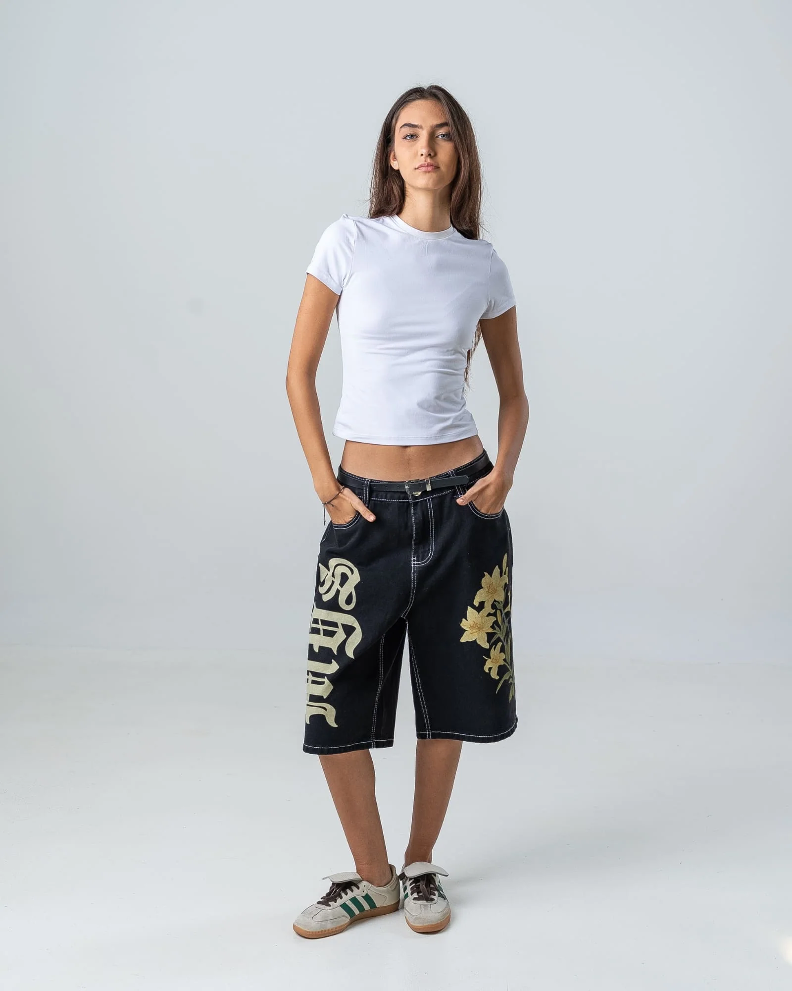 Wild Petals Long Shorts - Image 9